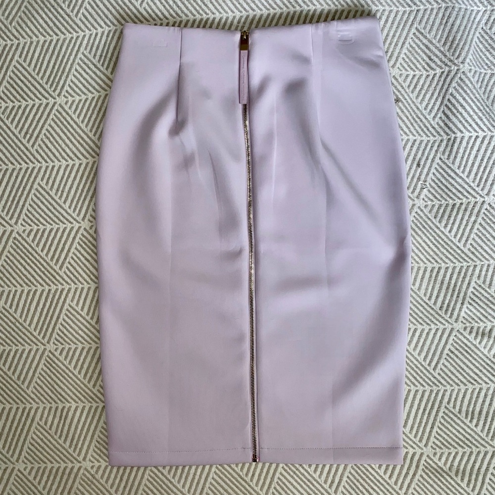 Exposed Zipper Skirt